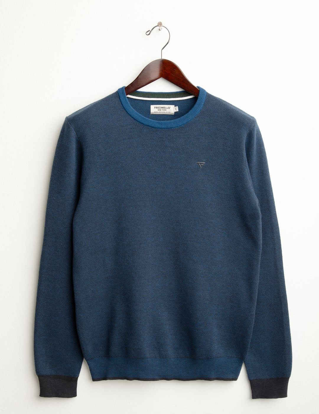 Maglia jacquard uomo blue fm25w36mg cc-a0601 Maglia jacquard