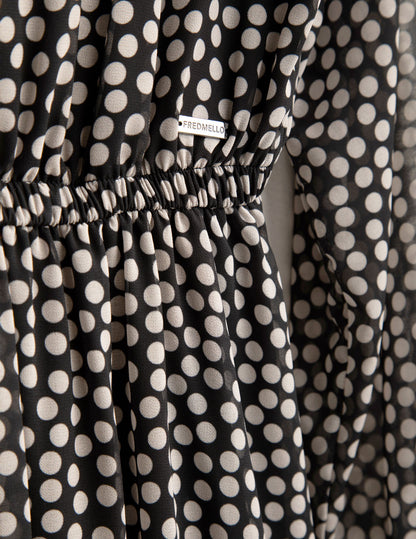 Abito in georgette stampata