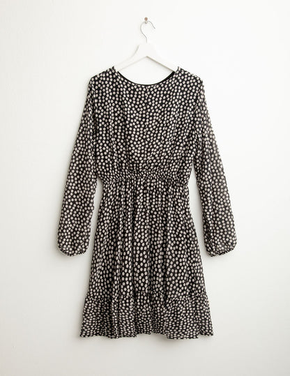 Abito in georgette stampata