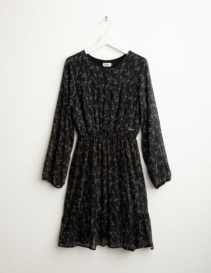 Abito in georgette stampata