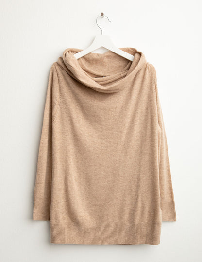 Maglia dolcevita a collo ampio