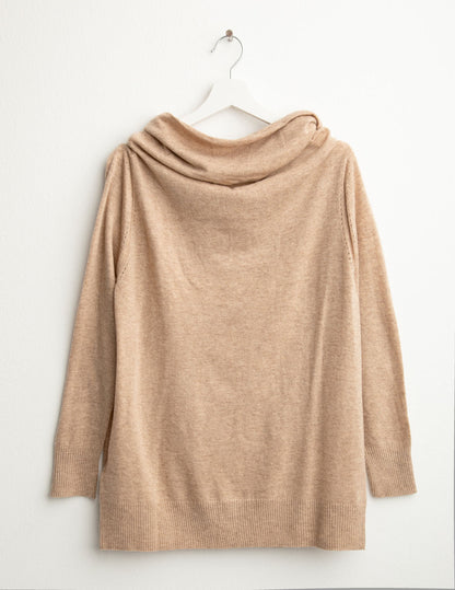 Maglia dolcevita a collo ampio