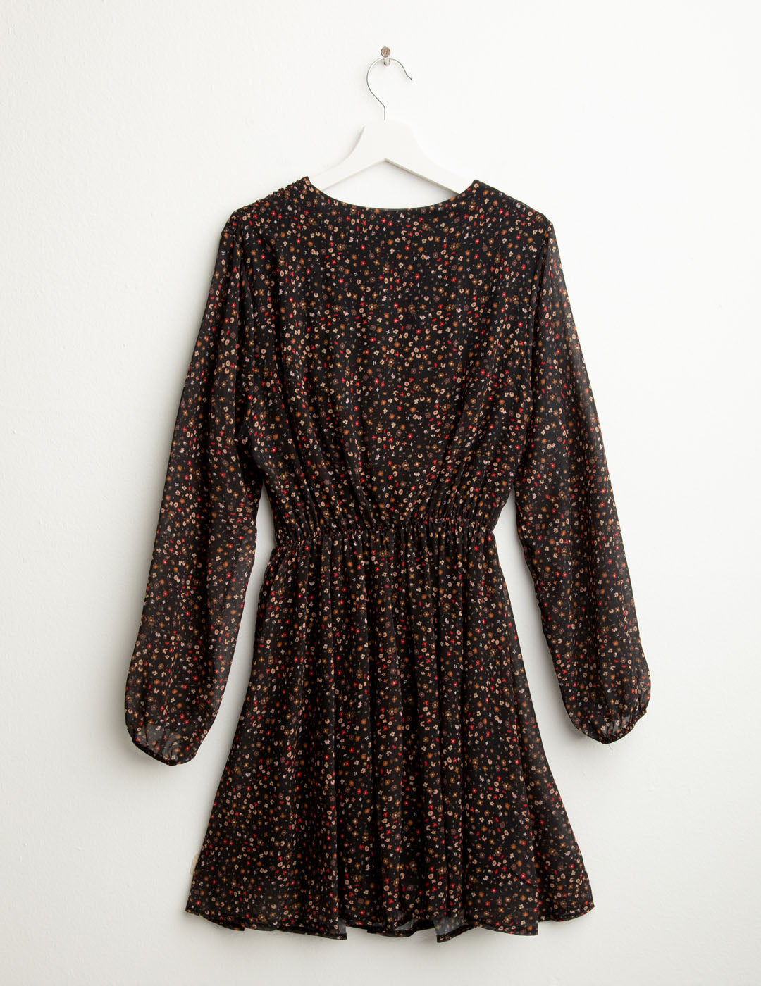 Printed georgette dress woman multicolor fw25w02as cc-a1406 Printed georgette dress