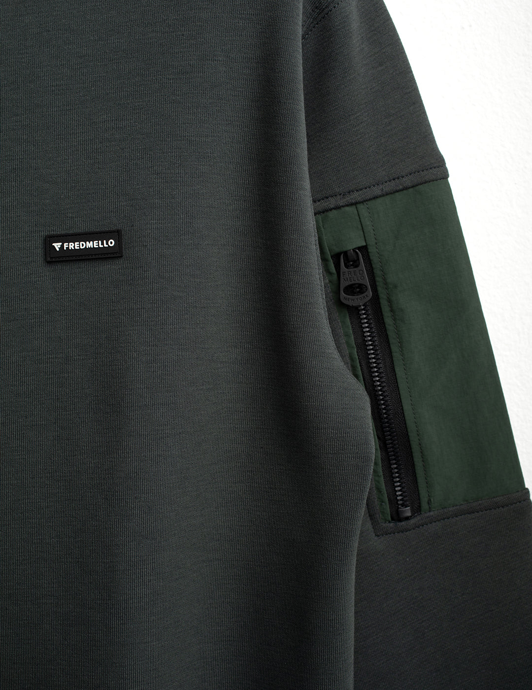Interlock Crew Neck Sweatshirt man air force fm26s01fg cc-a0802 Interlock Crew Neck Sweatshirt