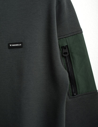 Interlock Crew Neck Sweatshirt