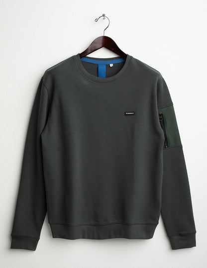 Interlock Crew Neck Sweatshirt