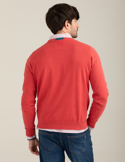 Maglia girocollo a maniche lunghe - back - 002