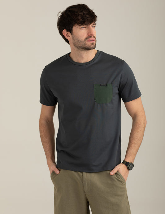 T-shirt girocollo uomo air force fm26s01tg cc-a0802