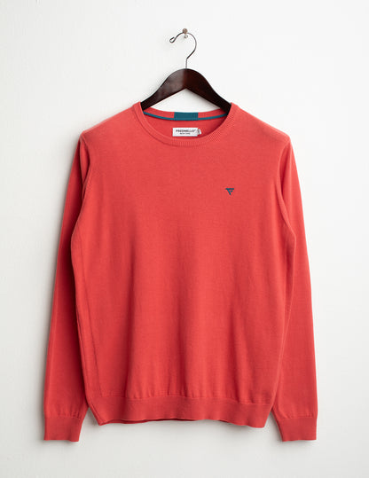 Long-Sleeve Crew Neck Knit