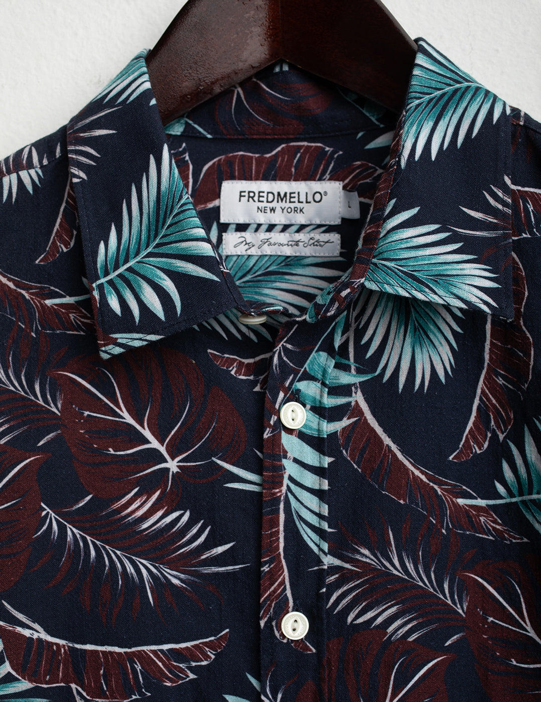 Camicia manica corta stampata uomo must fm26s10cs cc-a0306 Camicia manica corta stampata