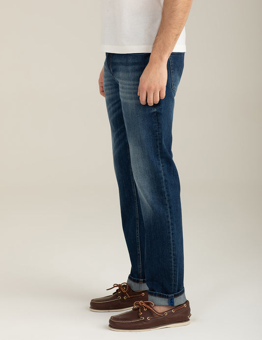 Pantalone in denim - back - 002