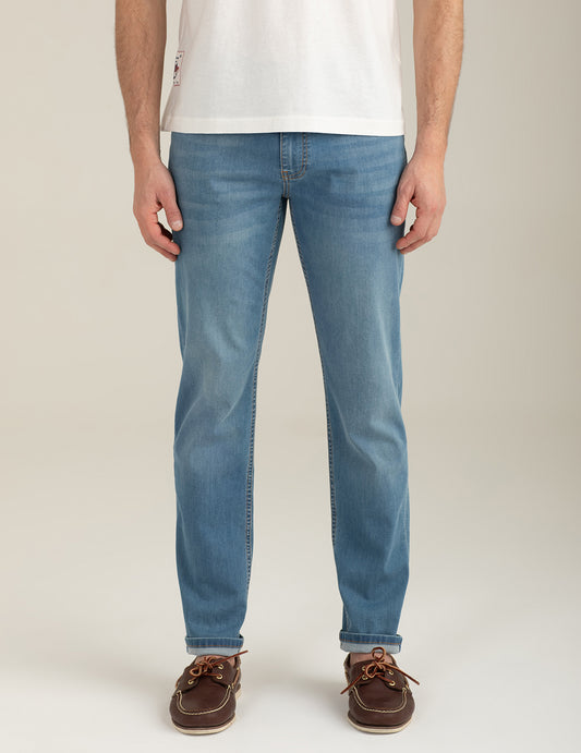 Pantalone in denim uomo light blue fm26s27pd cc-a1001