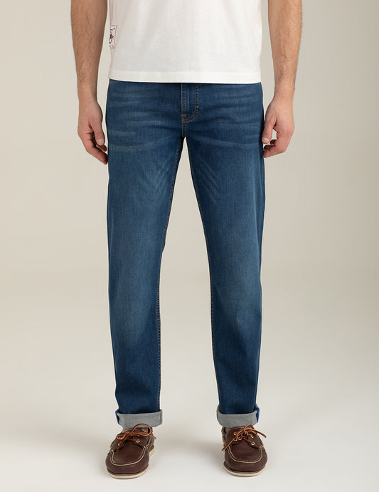 Pantalone in denim uomo middle blue fm26s27pd cc-a1101