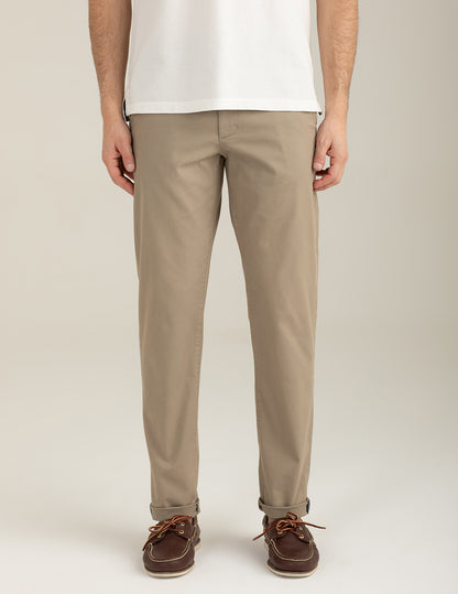 Pantalone chino in dobby stretch