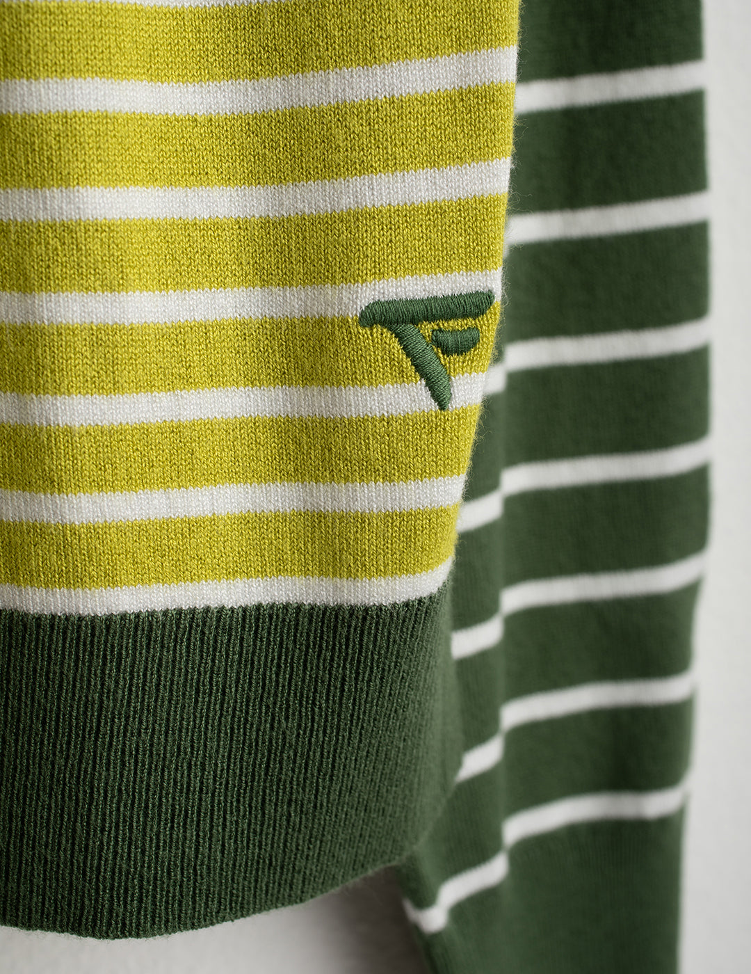Long-Sleeve Raglan Crew Neck Knit with Stripes woman sage fw26s32mg cc-a0811 Long-Sleeve Raglan Crew Neck Knit with Stripes
