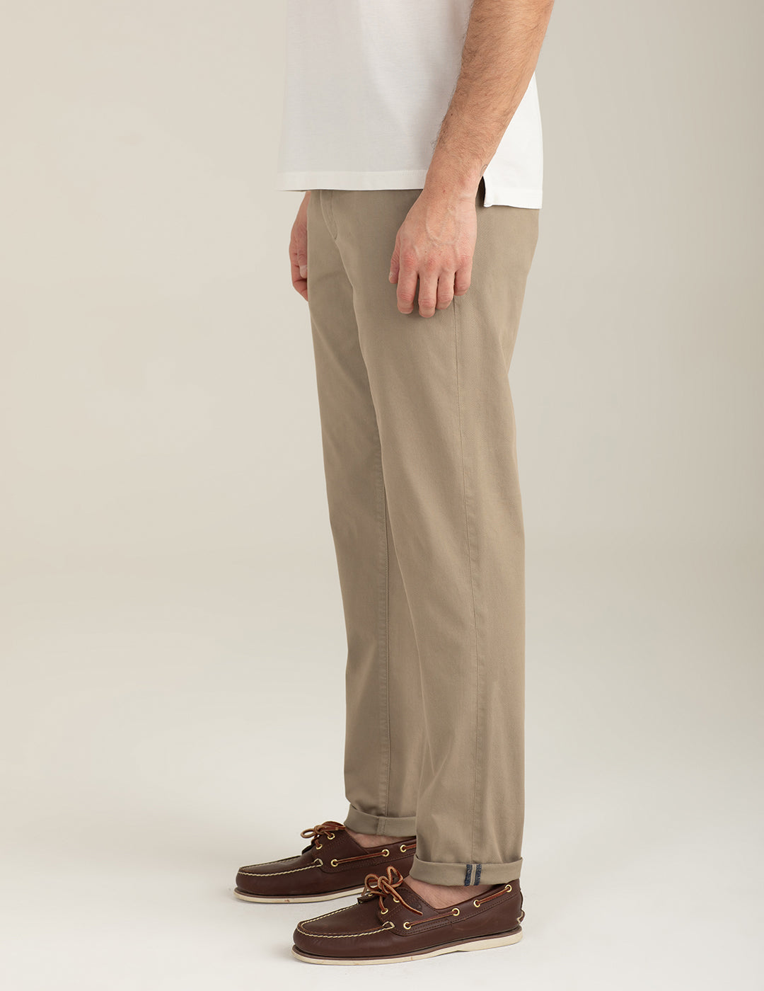 Pantalone chino in dobby stretch uomo sand fm26s11pu cc-a0110 Pantalone chino in dobby stretch