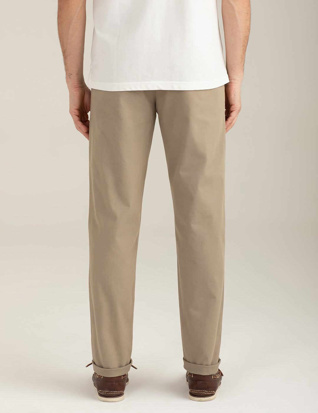 Pantalone chino in dobby stretch uomo sand fm26s11pu cc-a0110 Pantalone chino in dobby stretch