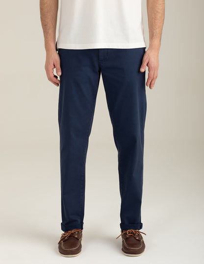 Pantalone chino in dobby stretch