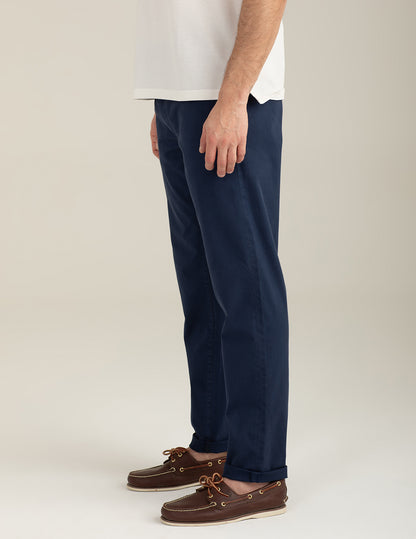 Pantalone chino in dobby stretch