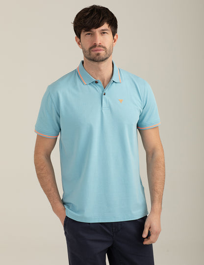 Polo a manica corta stretch