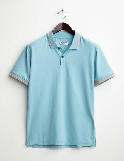 Polo a manica corta stretch