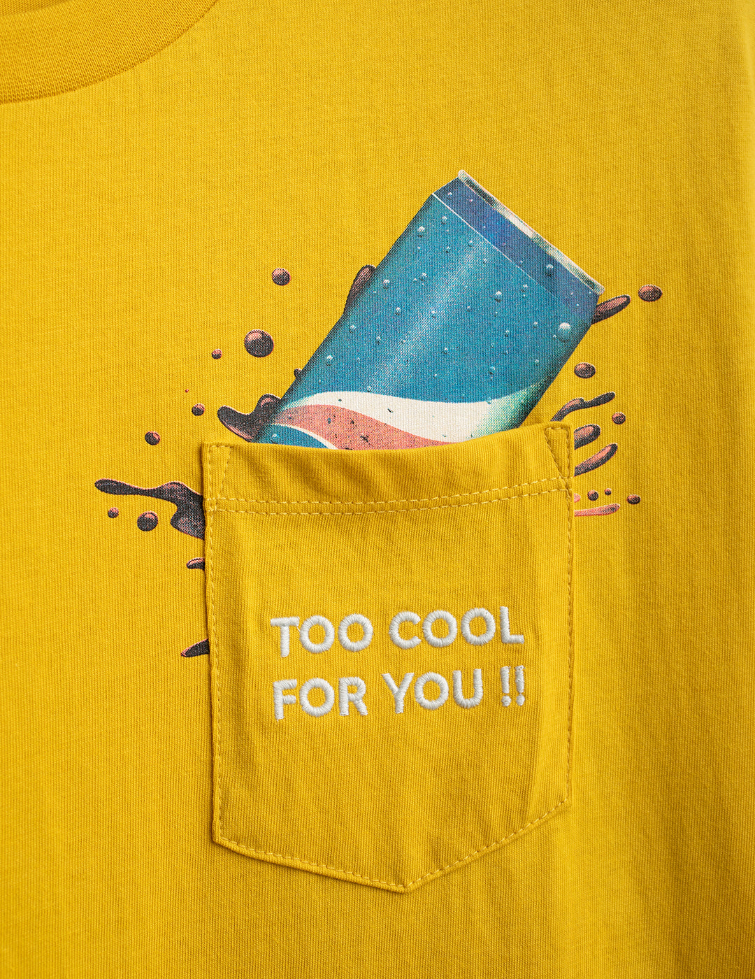 T-shirt girocollo con taschino e grafica uomo amber fm26s30tg cc-a0159 T-shirt girocollo con taschino e grafica