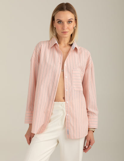 Long-Sleeve Striped Shirt