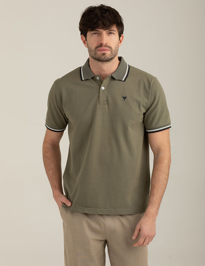 Polo in piquet stretch
