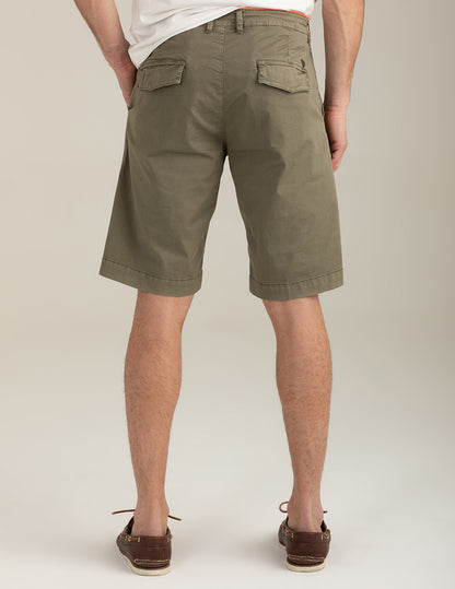 Stretch Satin Twill Shorts