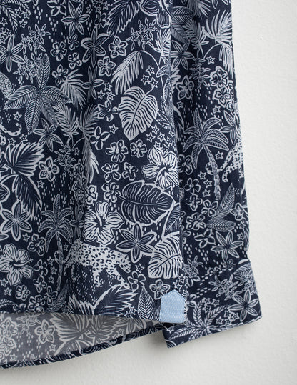Camicia in voilé stampato