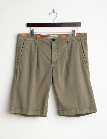 Stretch Satin Twill Shorts