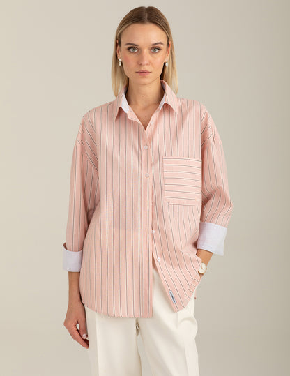 Long-Sleeve Striped Shirt