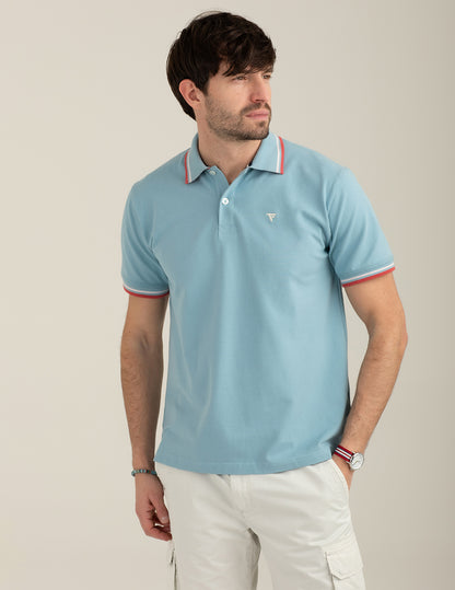 Polo in piquet stretch