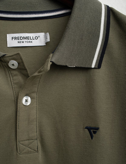 Polo in piquet stretch