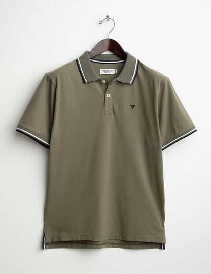 Polo in piquet stretch