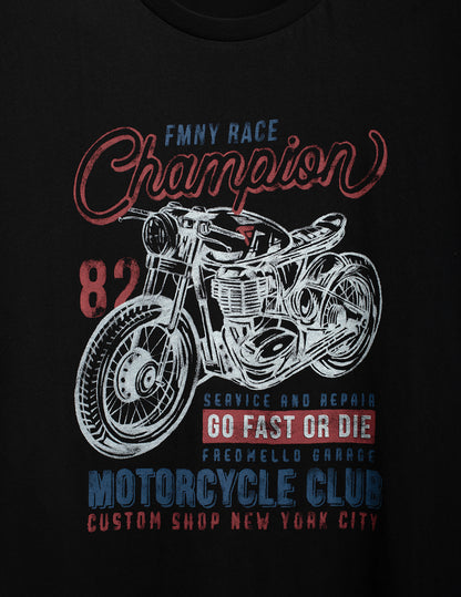 T-shirt girocollo con stampa