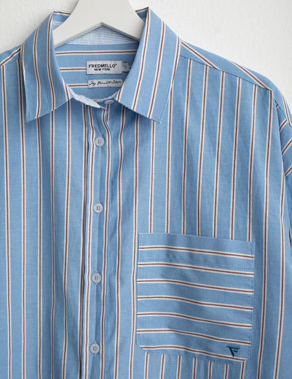 Long-Sleeve Striped Shirt