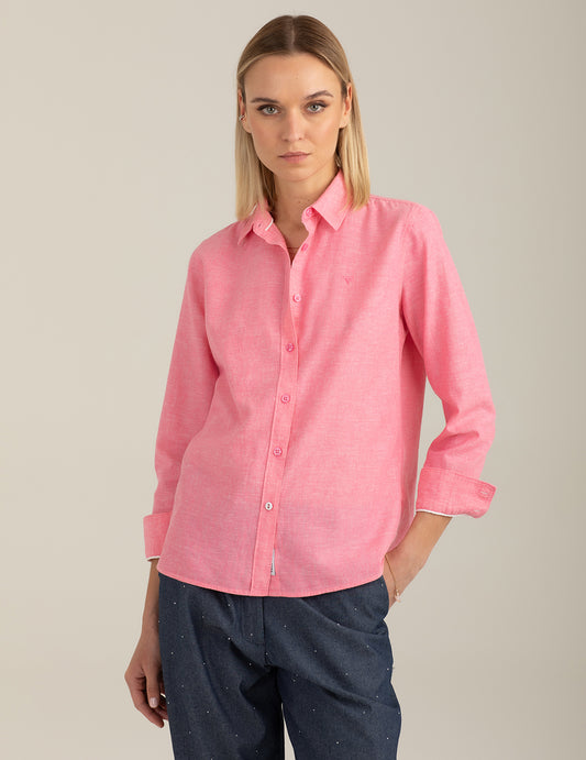 Camicia a manica lunga donna coral fw26s03cu cc-a0202