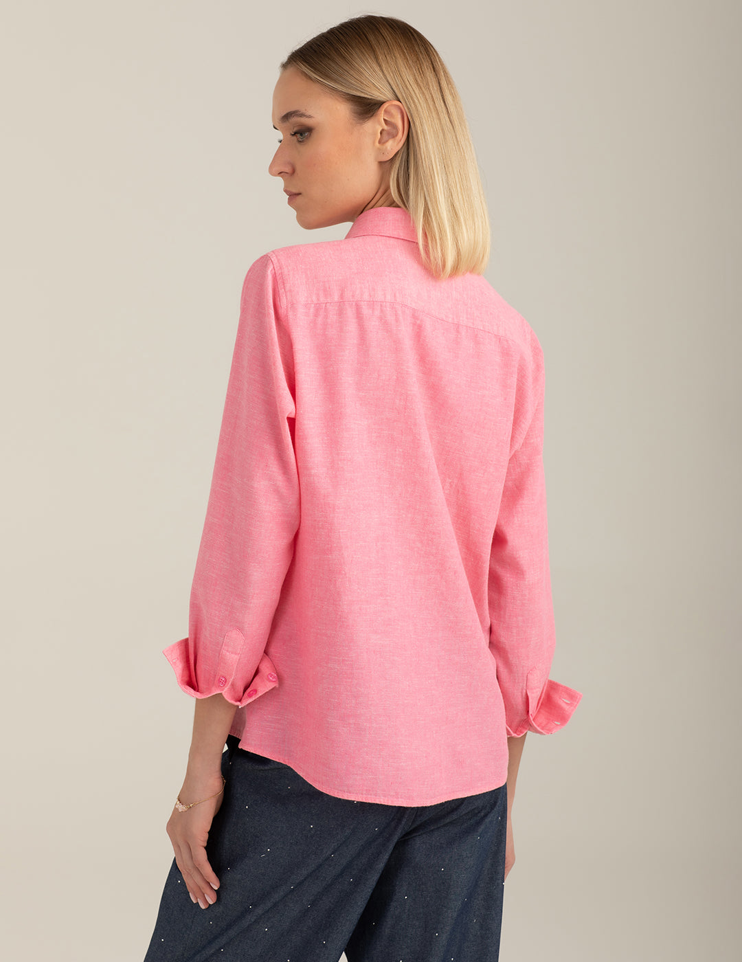 Camicia a manica lunga donna coral fw26s03cu cc-a0202 Camicia a manica lunga