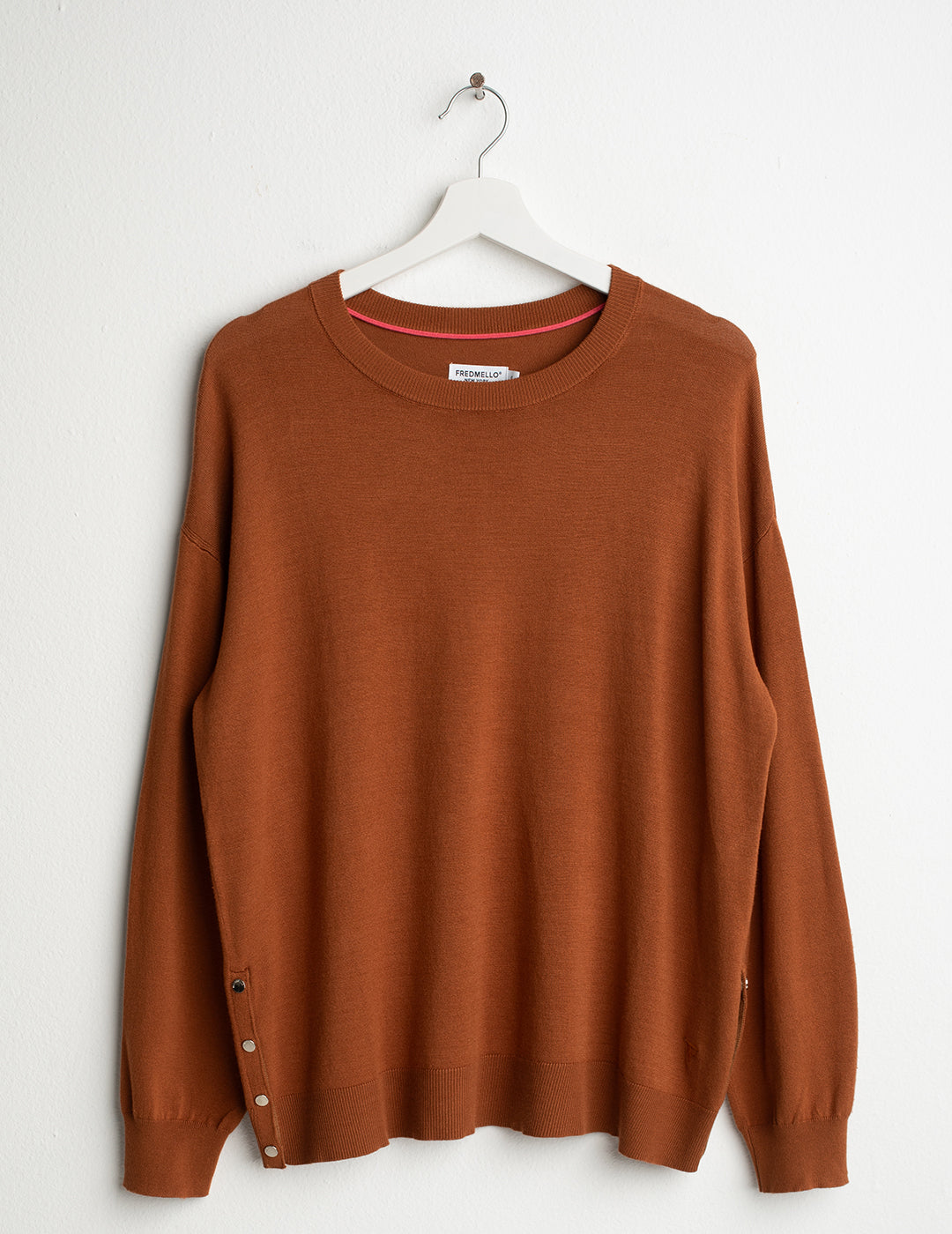 Maglia girocollo a manica lunga donna cortez fw26s06mg cc-a0104 Maglia girocollo a manica lunga