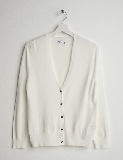 Cardigan a manica lunga con scollo a V