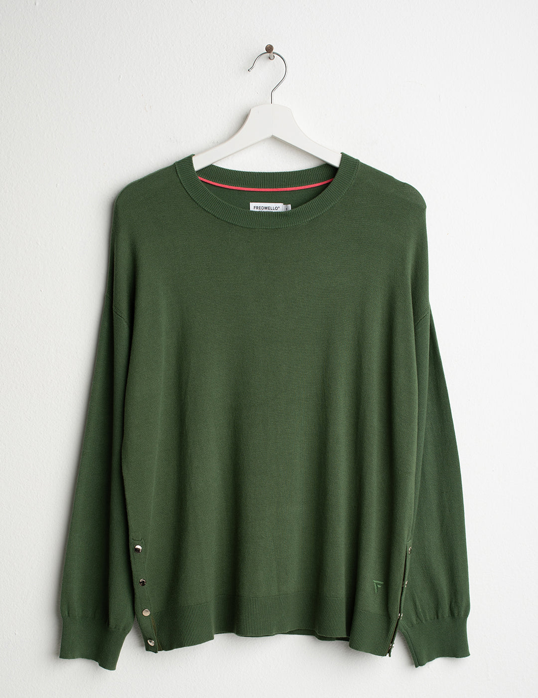 Maglia girocollo a manica lunga donna sage fw26s06mg cc-a0811 Maglia girocollo a manica lunga