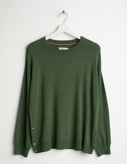 Maglia girocollo a manica lunga