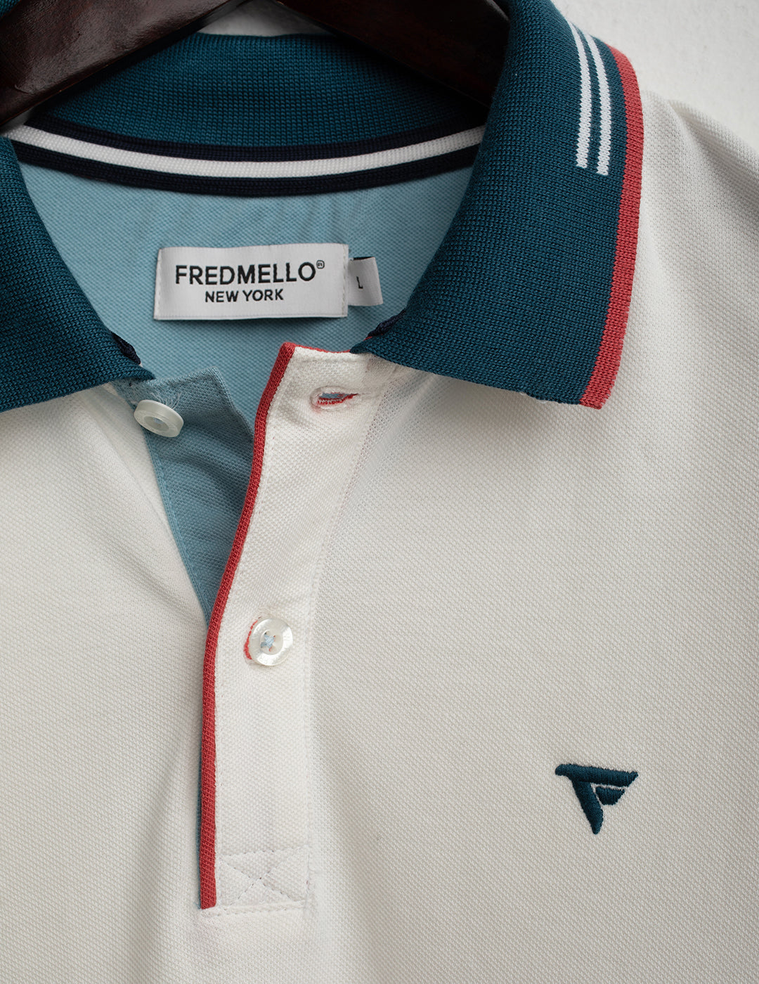 Polo a manica corta color block uomo off white fm26s19qu cc-a0002 Polo a manica corta color block