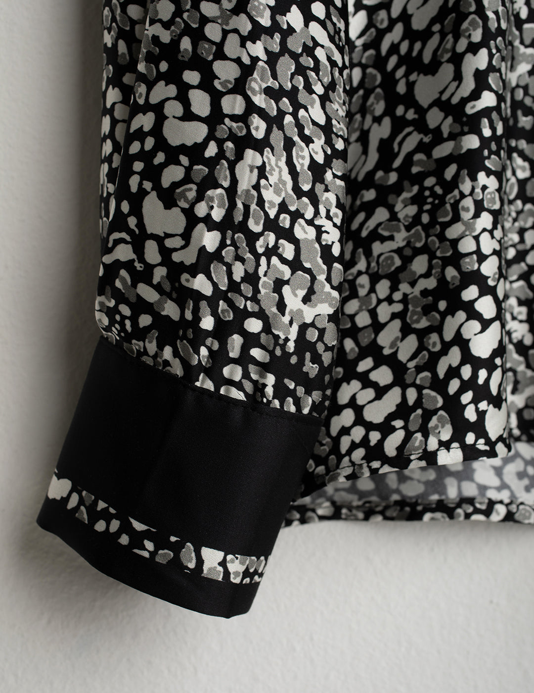Long-Sleeve Shirt in Satin woman black fw26s30cs cc-a0951 Long-Sleeve Shirt in Satin