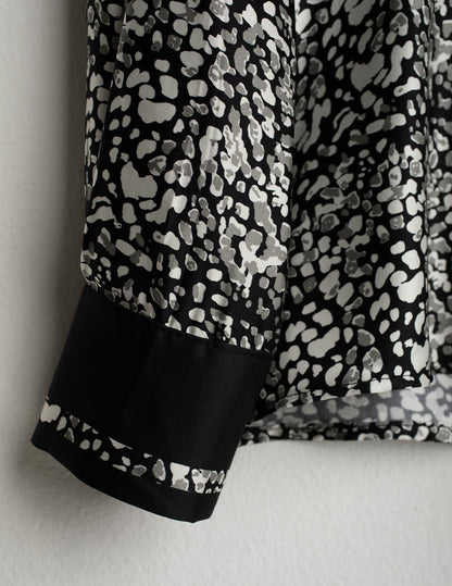 Long-Sleeve Shirt in Satin