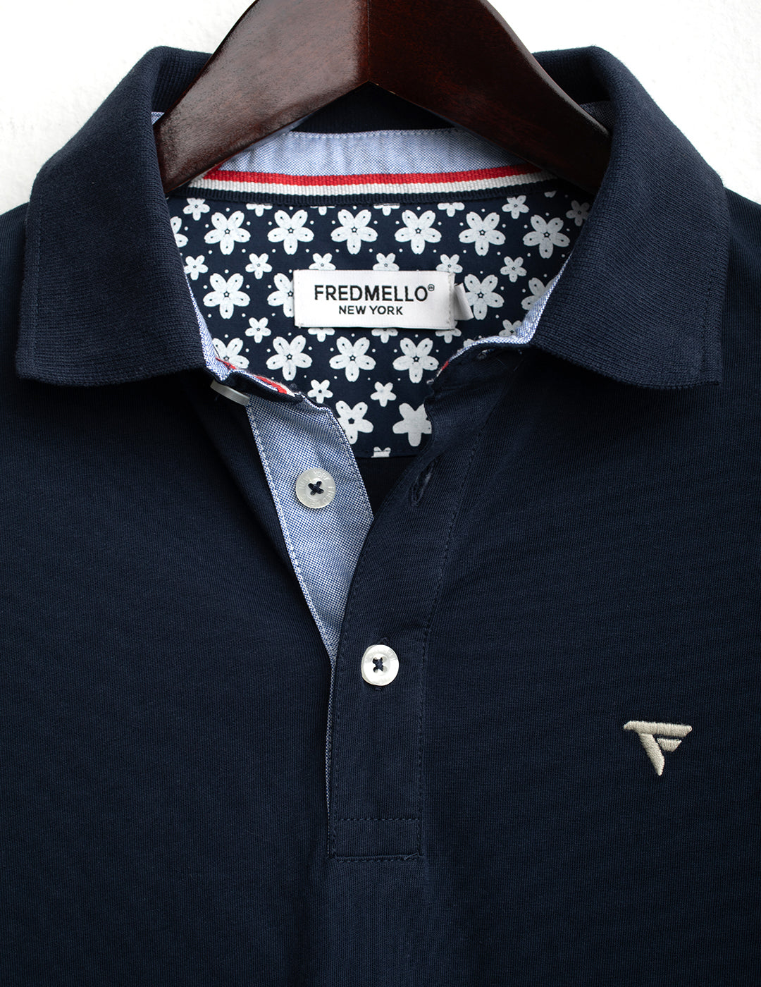 Polo a manica lunga in jersey uomo blue fm26s05qu cc-a0601 Polo a manica lunga in jersey
