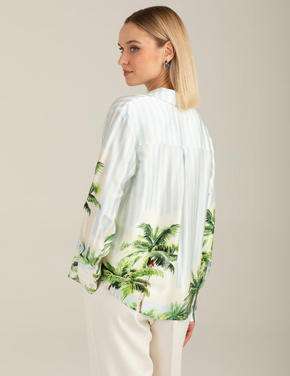 Long-Sleeve Shirt with Print