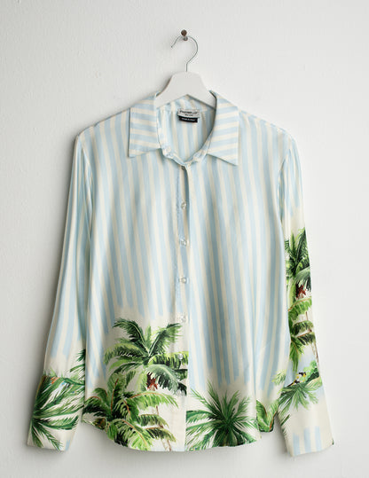 Long-Sleeve Shirt with Print