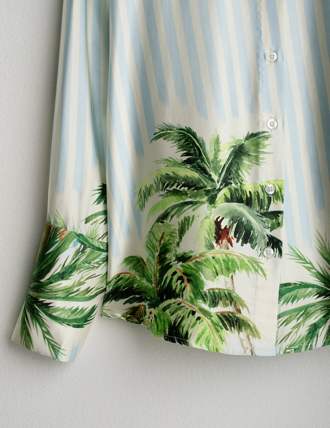 Long-Sleeve Shirt with Print woman sky fw26s31cs cc-a0705 Long-Sleeve Shirt with Print